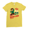 all the bacon and eggs Ladies Fitted T-Shirt