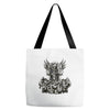 camisa de los muertos Tote Bags