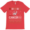 santa cancer  christmas ugly t shirts T-Shirt