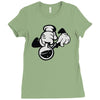mickey frappe un bang Ladies Fitted T-Shirt