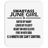Smartass June Girl Mousepad