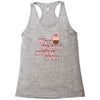 mary has got nothing on me Racerback Tank
