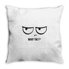 What The F Throw Pillow
