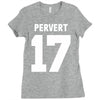 pervert 17 Ladies Fitted T-Shirt