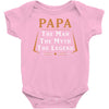 papa the man the myth the legend Baby Bodysuit