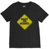 baby on board V-Neck Tee