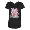 mushroom party Maternity Scoop Neck T-shirt
