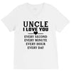 I Love You Uncle V-Neck Tee