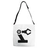 black robot Adjustable Strap Totes
