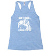 i dont snore i dream i`m a 4 x 4 Racerback Tank