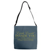 philosobee quote 35 Adjustable Strap Totes