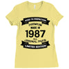 Premium Vintage  1987 Ladies Fitted T-Shirt