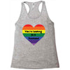 You're Looking At A Rainbow Racerback Tank