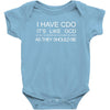i have cdo, it's like ocd... Baby Onesie