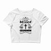 I Am One Blessed Grandmom Crop Top