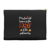 my favorite season is the fall of the patriarchy Accessory Pouches
