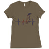 my heart beats for parrots Ladies Fitted T-Shirt