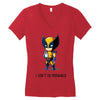 i don't do mornings Women's V-Neck T-Shirt