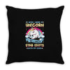 I Wish I Were a Unicorn So I Could Stab Idiots with My Head Throw Pillow