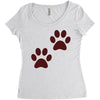 feet Women's Triblend Scoop T-shirt