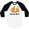 corgi cute puppy low battery charge me 3/4 Sleeve Shirt