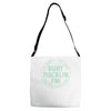 burt macklin fbi Adjustable Strap Totes