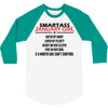Smartass January Girl 3/4 Sleeve Shirt