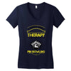 I Dont Need Therapy Need Pin Bowling Women's V-Neck T-Shirt