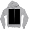 think my dad white letter Zipper Hoodie