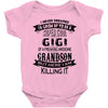 Super Cool Gigi Of A Freaking Awesome Grandson Baby Onesie