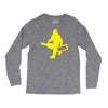 sasquatch guitar gear  funny bigfoot yeti comic monster retro Long Sleeve Shirts