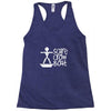 scarecrow boat Racerback Tank