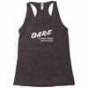 to resist drugs and violence Racerback Tank