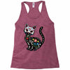 loco coco skul cat Racerback Tank