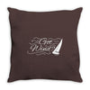 got wind sailing boat Throw Pillow