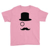 moustache gentleman Youth Tee