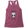 humans aren't real Racerback Tank
