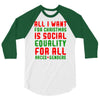all i want for christmas 3/4 Sleeve Shirt