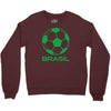 brasil sport soccer ball fun Crewneck Sweatshirt
