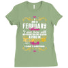 i am a february women Ladies Fitted T-Shirt