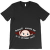 October Peeking Out Baby Boy T-Shirt