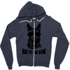 bad to the bone Zipper Hoodie