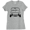 simple mini   car t shirt Ladies Fitted T-Shirt