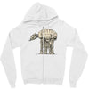 how many legs Zipper Hoodie