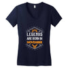 Legends are born in November Women's V-Neck T-Shirt