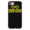 safe sex train gym workout funny gift iPhone 8