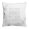 pet dog ladies slogan Throw Pillow