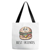 Burger and Fries Best Friends Tote Bags