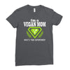 vegan mom's are superheroes! Ladies Fitted T-Shirt