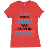 The Best Poppy Was Born In February Ladies Fitted T-Shirt